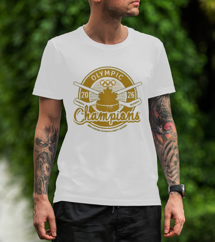 USA Women Hockey Olympic Champions 2026 Gold Medal Milano Cortina T-Shirt