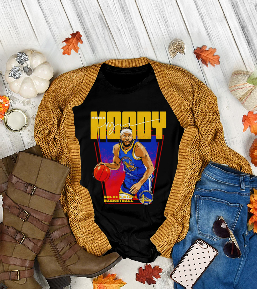 Moses Moody Golden State Warriors Basketball T-Shirt