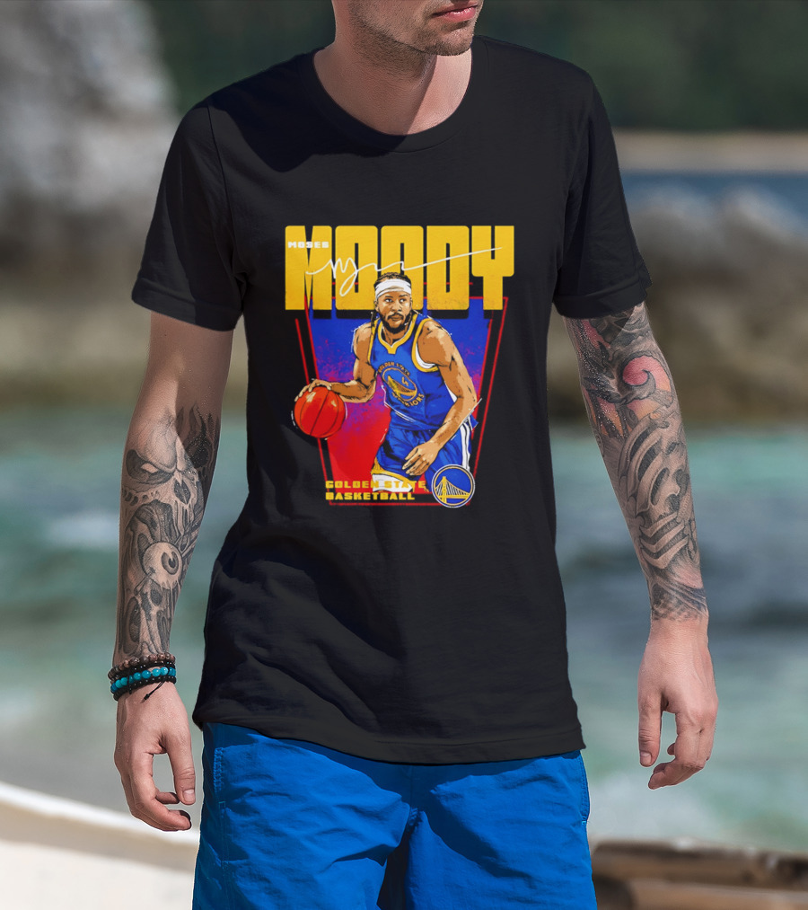 Moses Moody Golden State Warriors Basketball T-Shirt