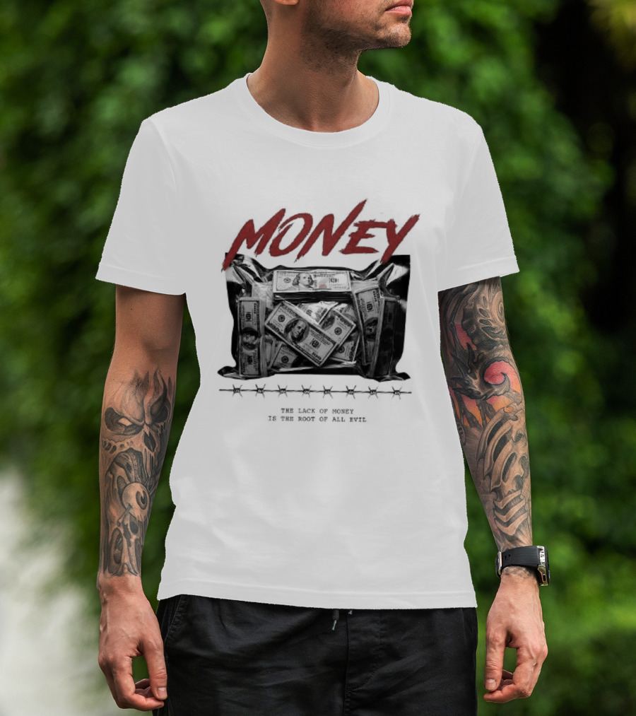 Money The Lack Of Money Is The Root Of All Evil Boombox T-Shirt