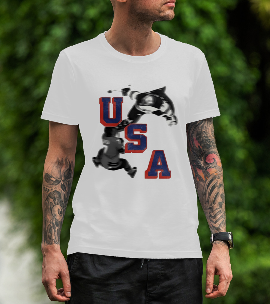 USA Hockey Gold Celebration With Secretary Of Defense Olympic 2026 T-Shirt