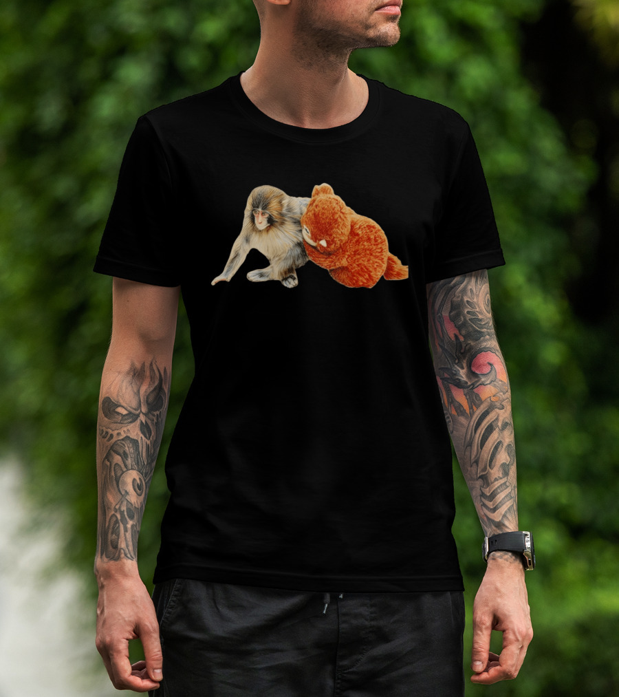 Lonely Punch Baby Monkey Duo T-Shirt