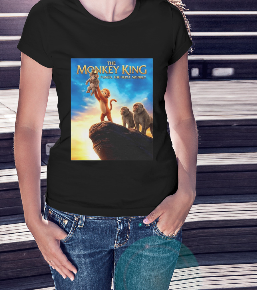 The Monkey King Punch The Fierce Monkey Epic Adventure T-Shirt