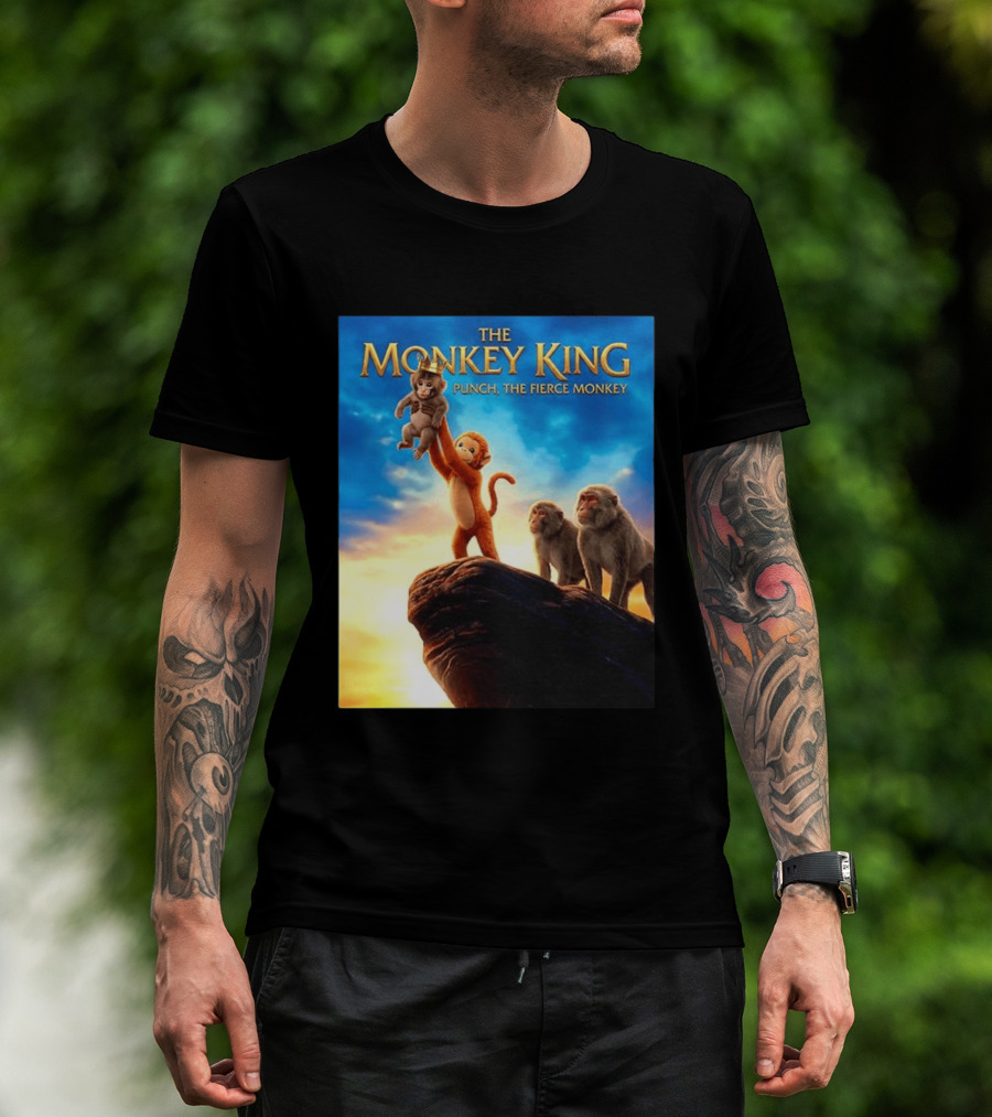 The Monkey King Punch The Fierce Monkey Epic Adventure T-Shirt