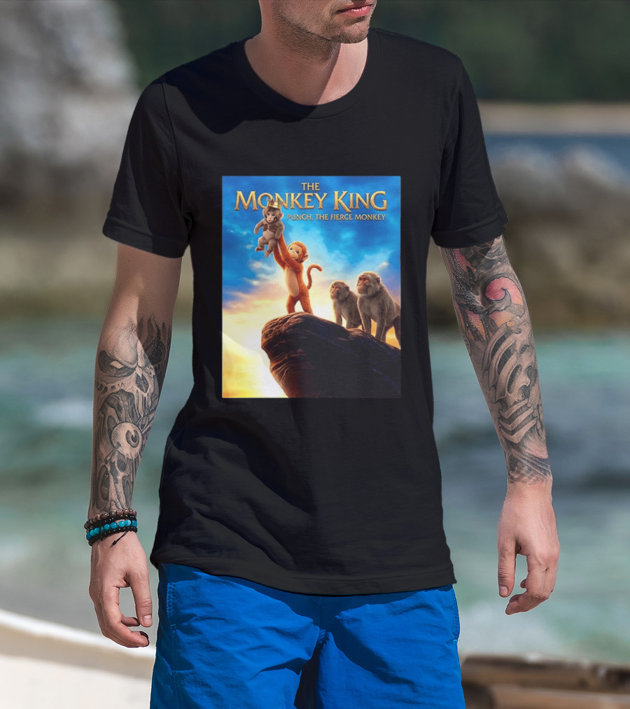 The Monkey King Punch The Fierce Monkey Epic Adventure T-Shirt
