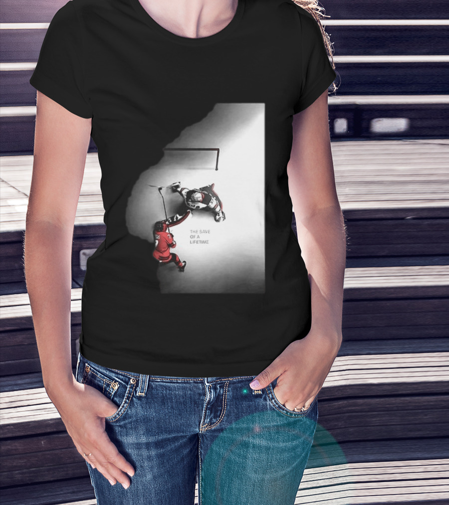 The Save Of A Lifetime Ice Hockey USA Olympics T-Shirt