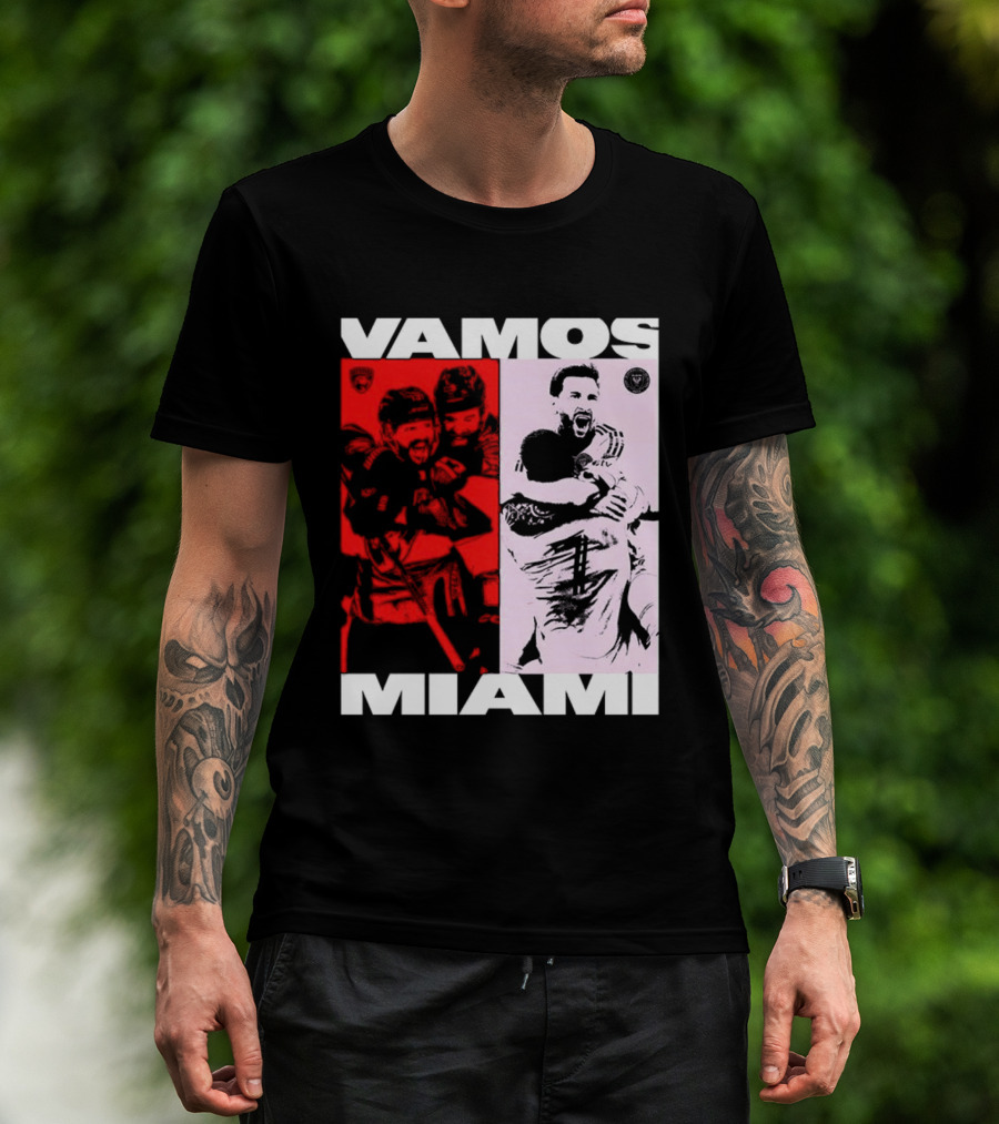 Vamos Miami Soccer Team Celebration Iconic Moments T-Shirt