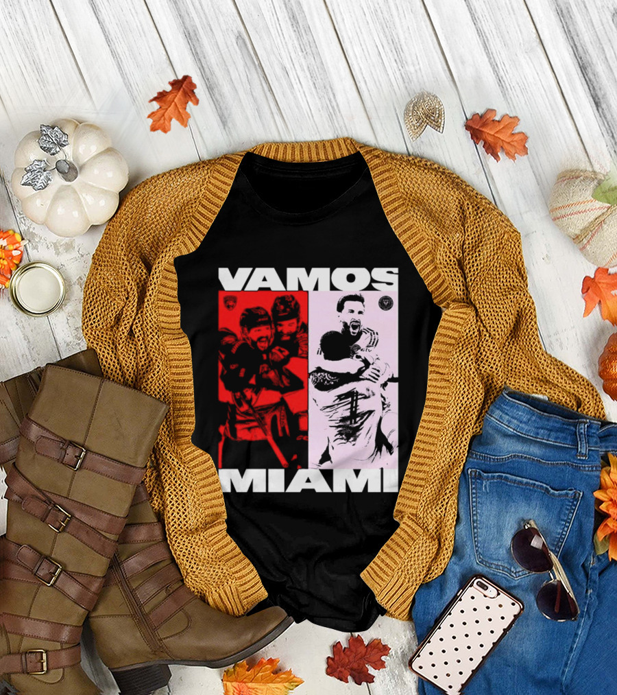 Vamos Miami Soccer Team Celebration Iconic Moments T-Shirt