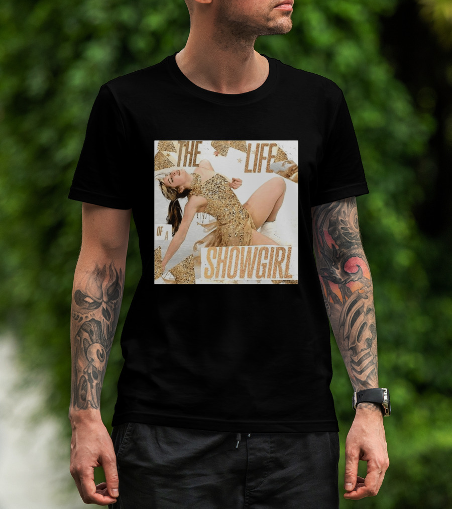 The Life Of A Showgirl Alysa Liu Glamorous Gold Costume Performance T-Shirt