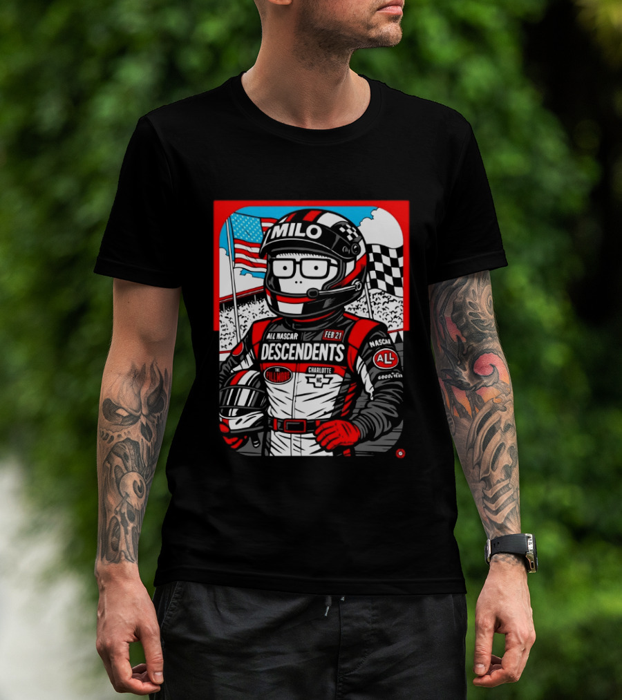 Milo Descendents Live At The Fillmore Charlotte NASCAR Feb 21 2026 Exclusive T-Shirt
