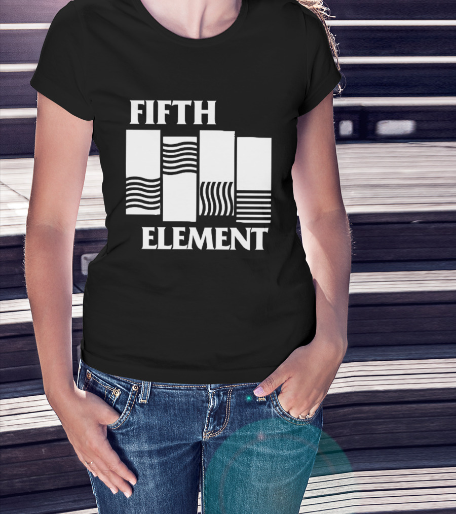 Fifth Element Wavy Flag T-Shirt