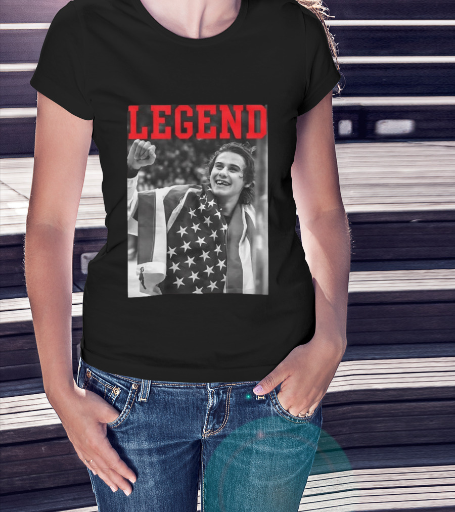 Jack Hughes USA Legend Olympic Gold Medal Hockey T-Shirt