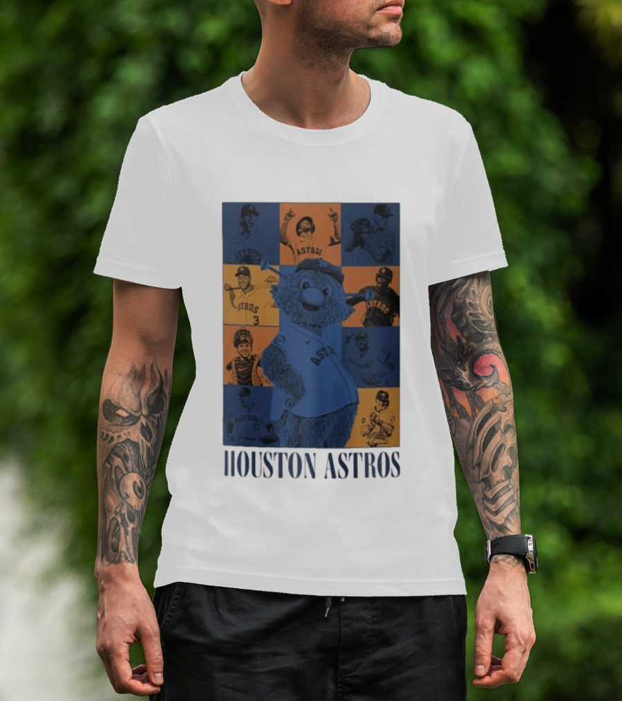 Houston Astros Mascot And Players T-Shirt