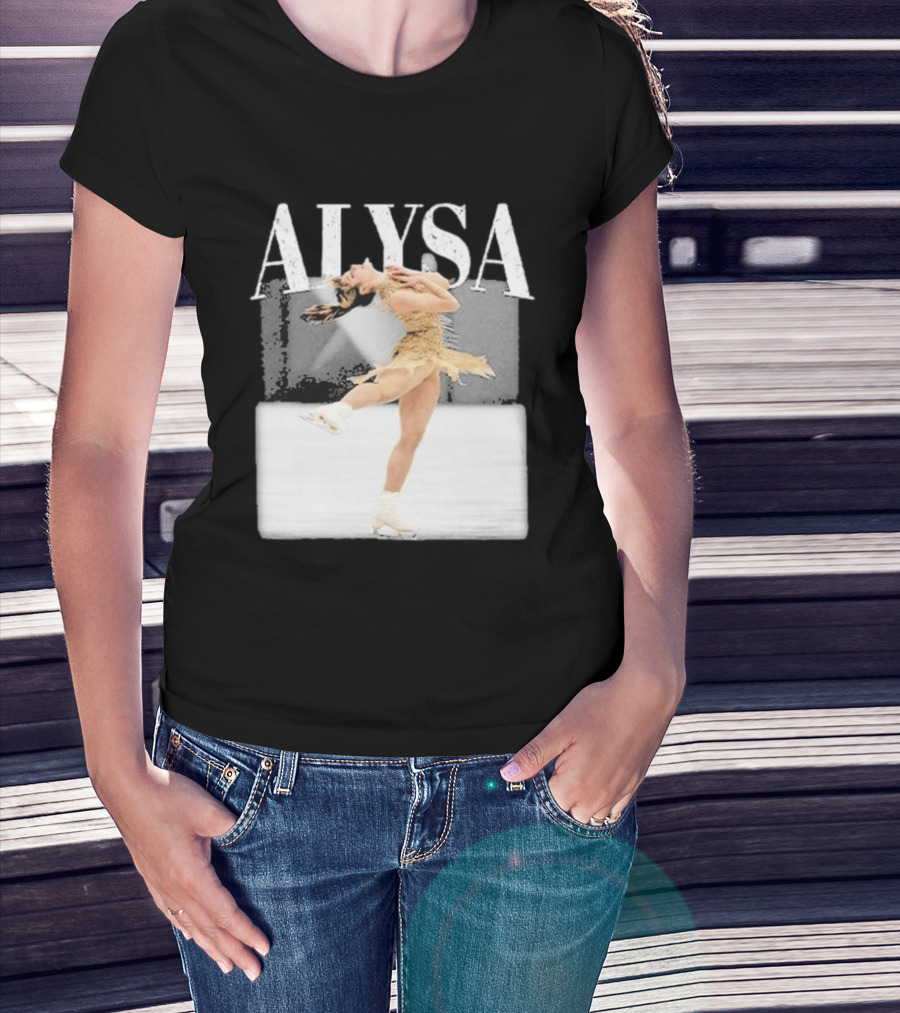 Alysa USA Skating Performance Frozen Moment T-Shirt