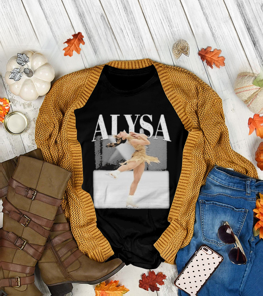 Alysa USA Skating Performance Frozen Moment T-Shirt