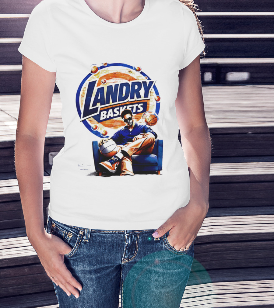 Landry Baskets Basketball Surreal Pop T-Shirt