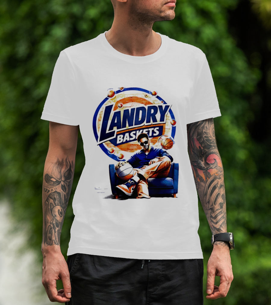 Landry Baskets Basketball Surreal Pop T-Shirt