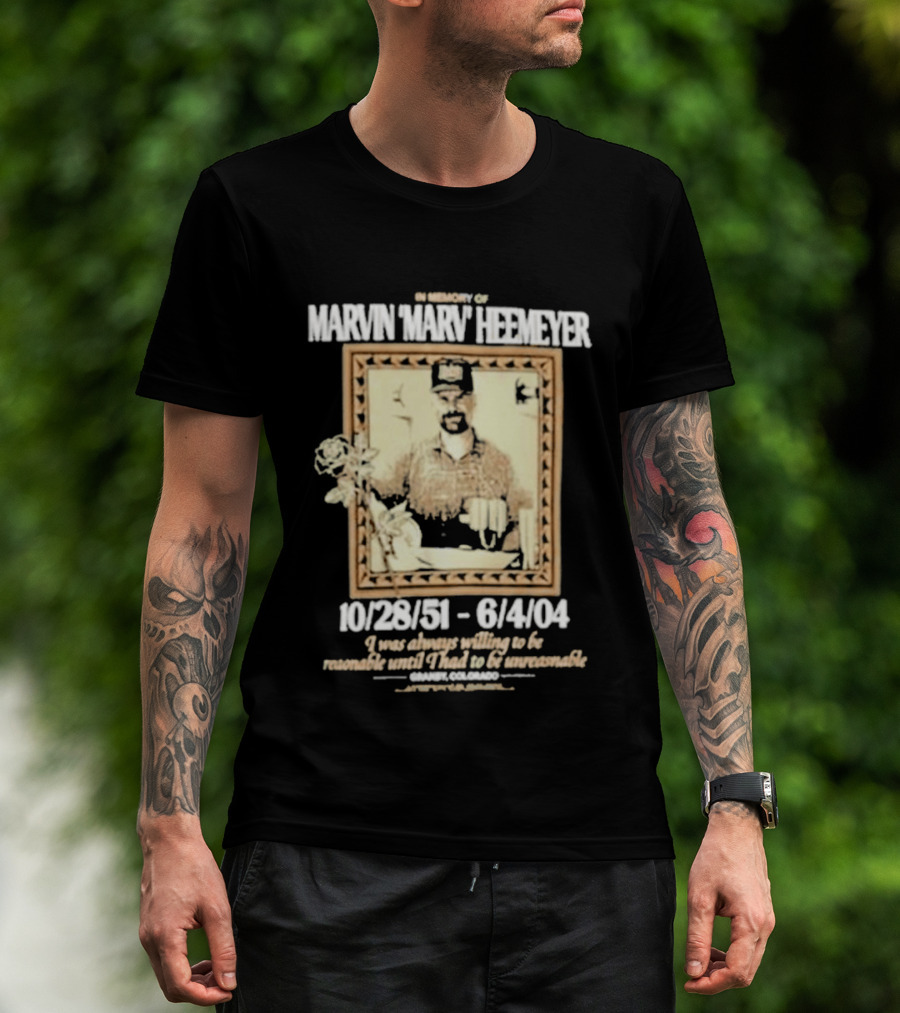 In Memory Of Marvin Heemeyer 10/28/51 6/4/04 T-Shirt