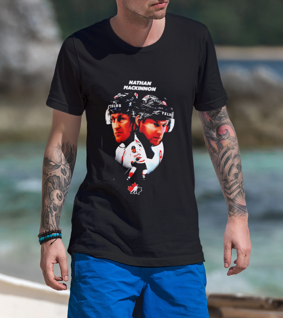 Nathan MacKinnon Canada Hockey Telus Team Maple Leaf T-Shirt