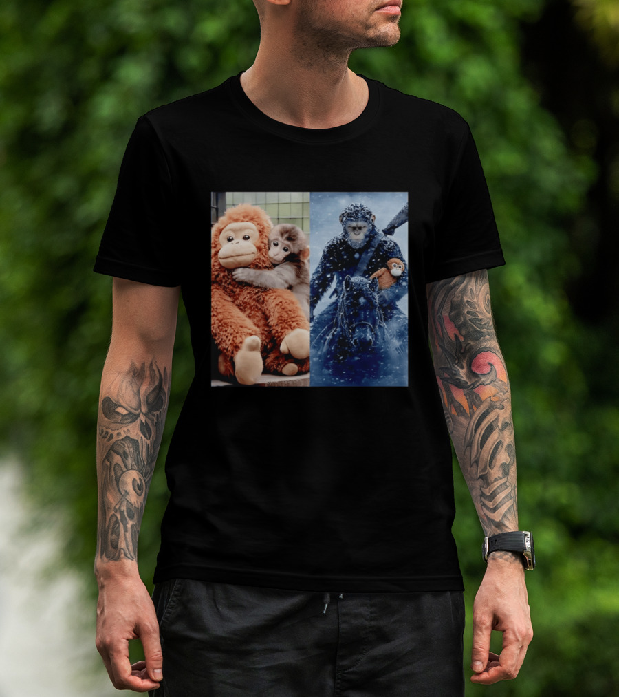Punch Kun Monkey Evolution Young To Adult 2026 T-Shirt