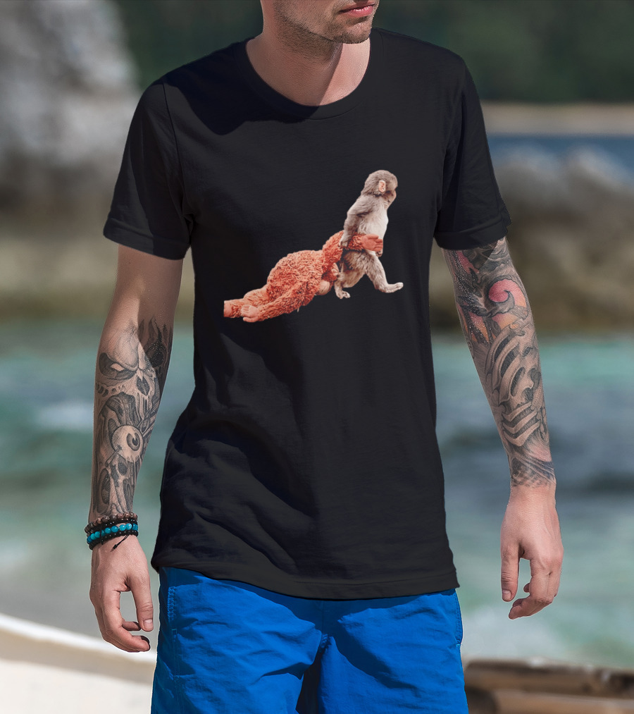 Punch Kun Monkey Meme Baby Toy Duo T-Shirt