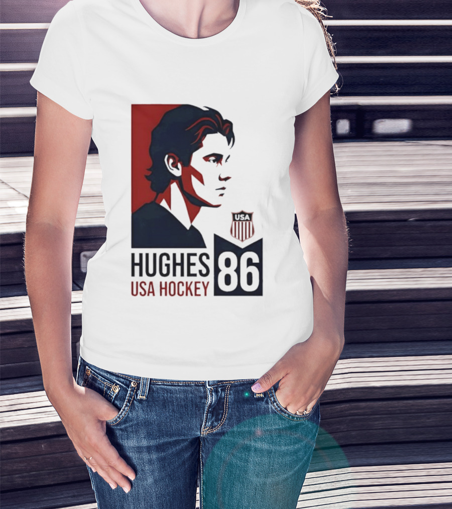 Hughes USA Hockey 86 Winter Olympic Team 2026 T-Shirt