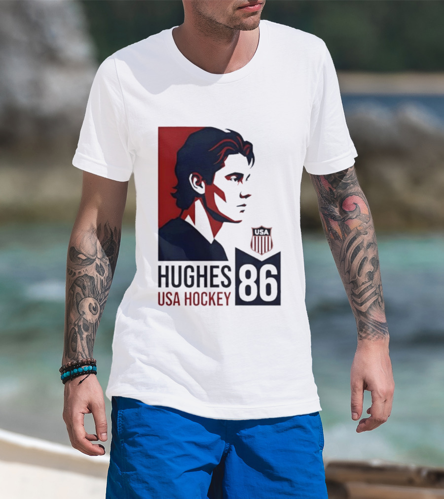 Hughes USA Hockey 86 Winter Olympic Team 2026 T-Shirt