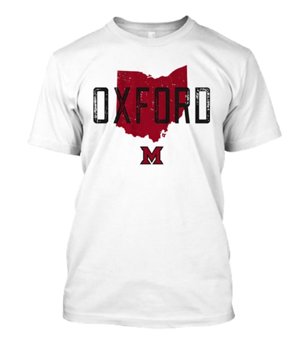Miami RedHawks Oxford Ohio State M Logo 2026 T-Shirt