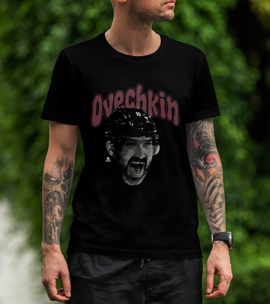 Ovechkin Big Face Washington Capitals Hockey T-Shirt