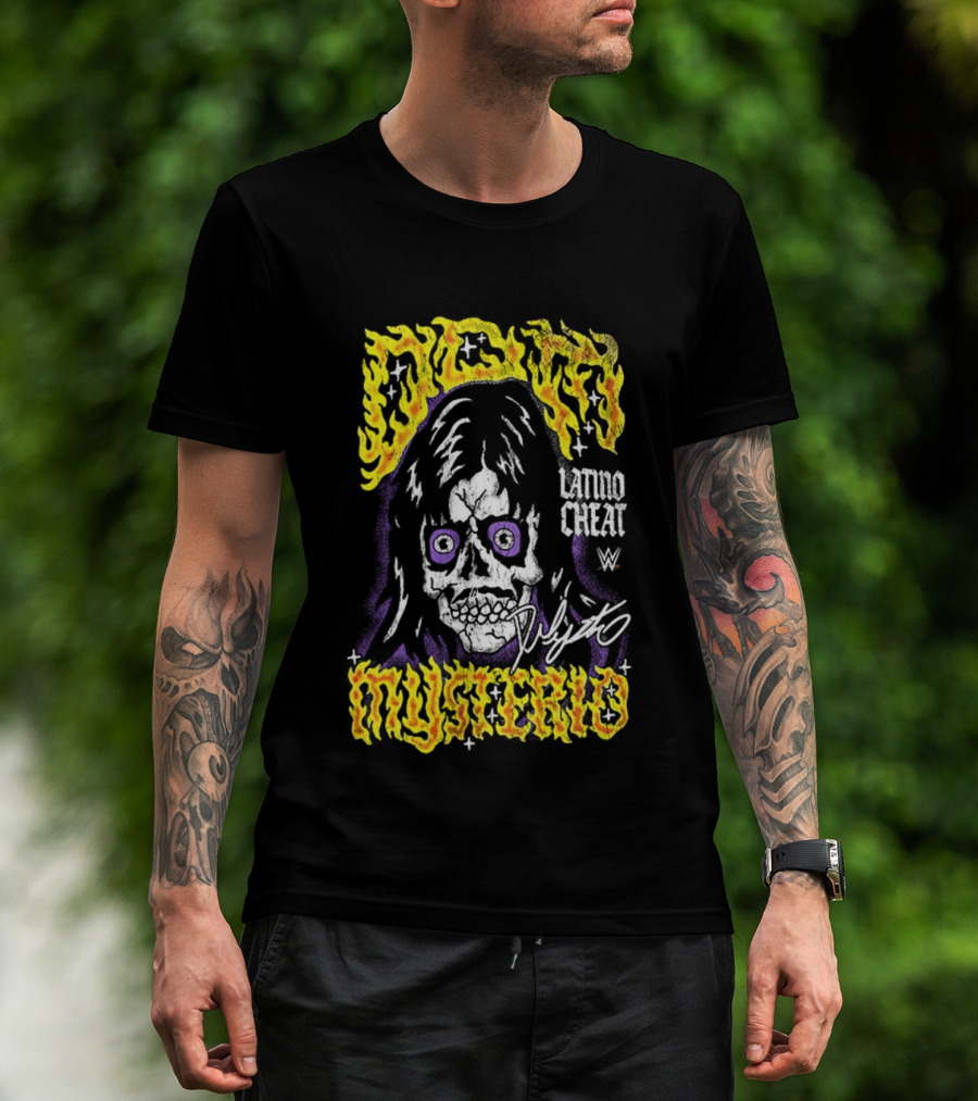 Dominik Mysterio Latino Skull Tattoo Cheat T-Shirt
