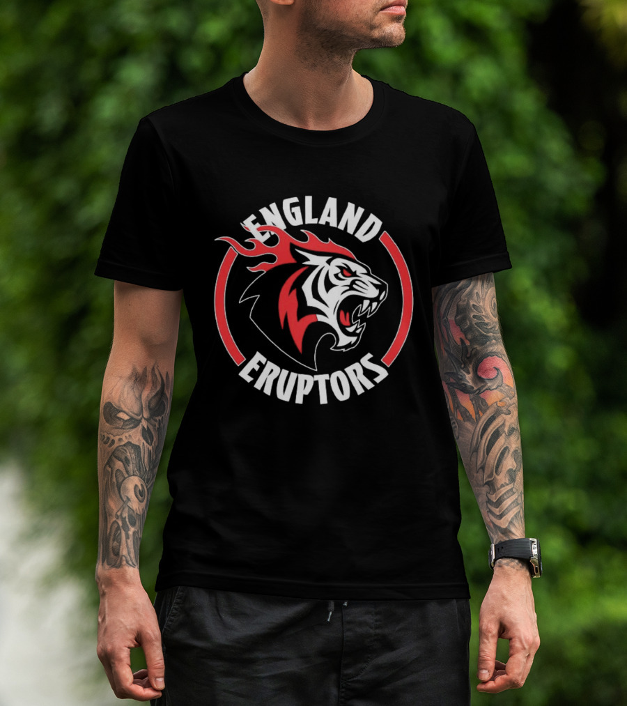 England Eruptors International Arena Football Lion T-Shirt