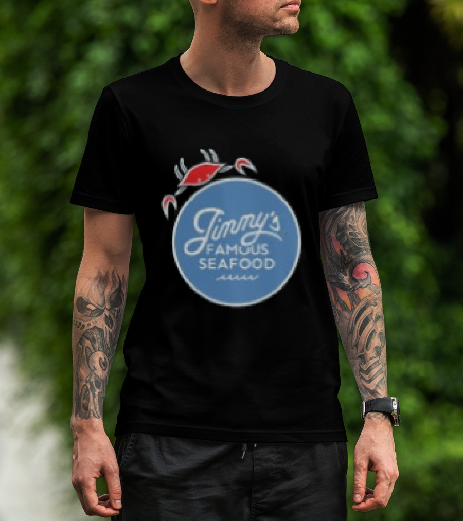 Jimmy's Famous Seafood Go Fuck Yourself Red Crab Circular Motif T-Shirt