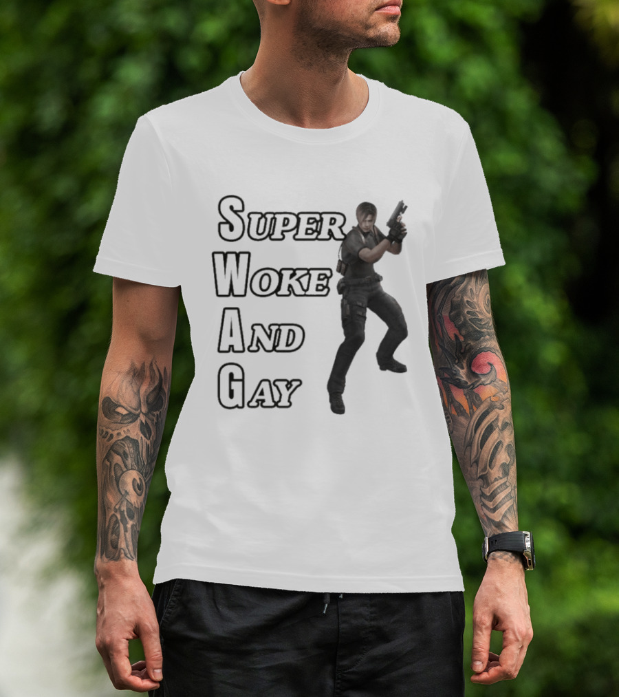 Super Woke And Gay SWAG Leon T-Shirt