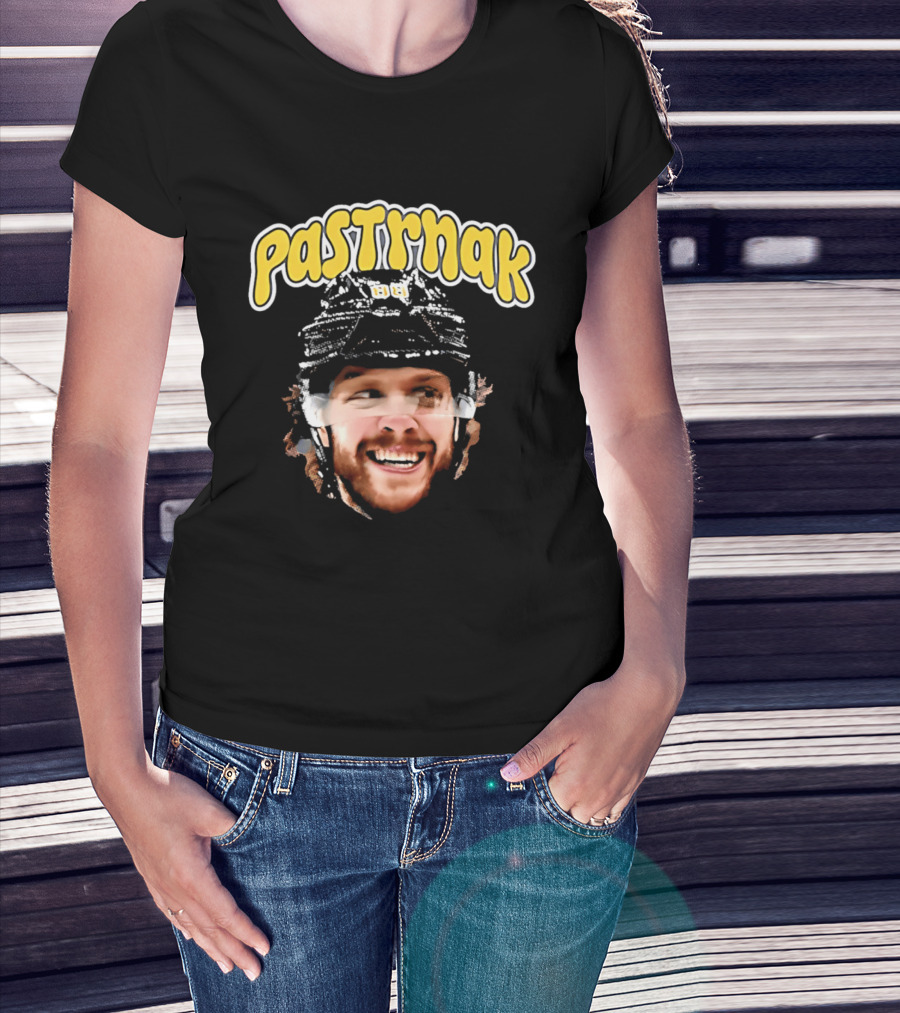 David Pastrnak Boston Bruins Big Head PASTRNAK T-Shirt