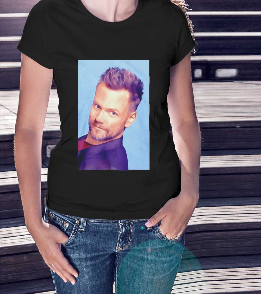 Joel McHale Blue T-Shirt