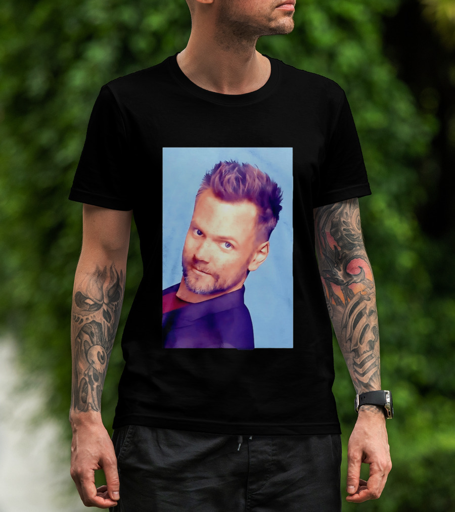 Joel McHale Blue T-Shirt