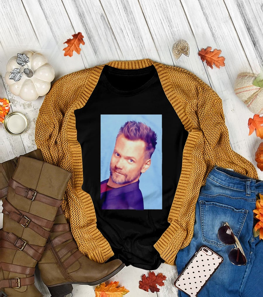Joel McHale Blue T-Shirt