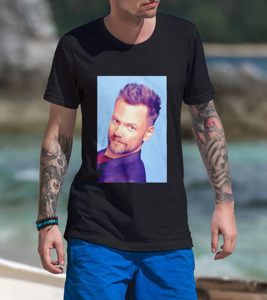 Joel McHale Blue T-Shirt