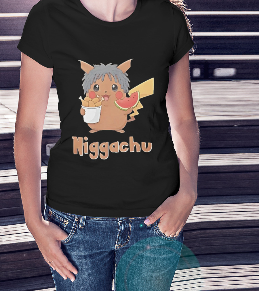 Niggachu Nigga Pikachu T-Shirt
