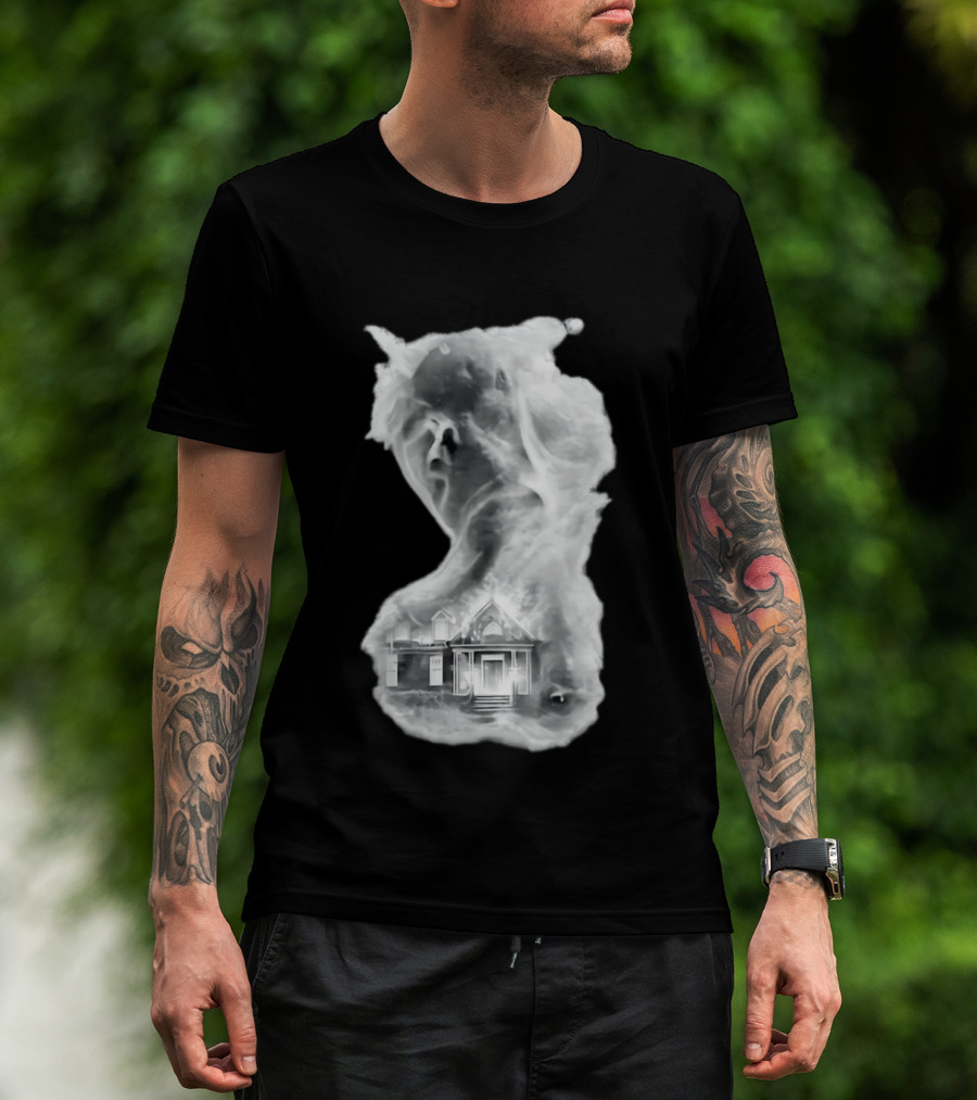 Regal Scream Haunted House Face Cloud T-Shirt