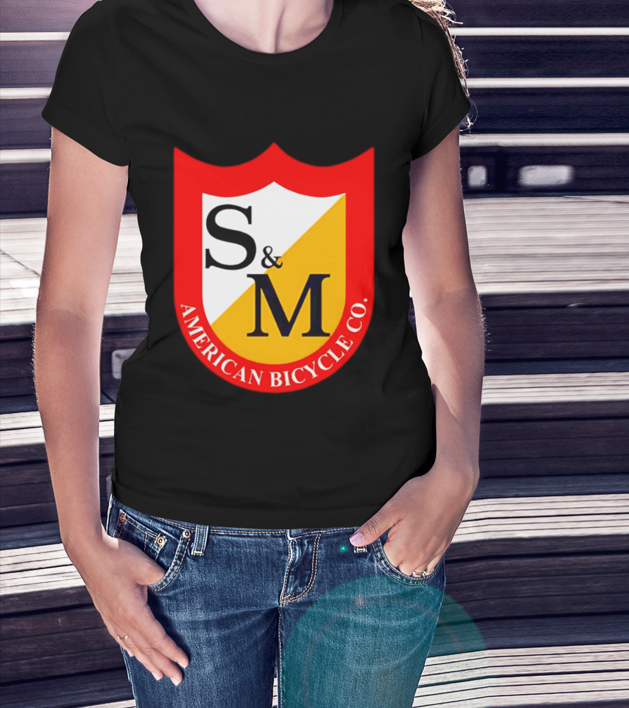 S&M American Bicycle Co Shield T-Shirt