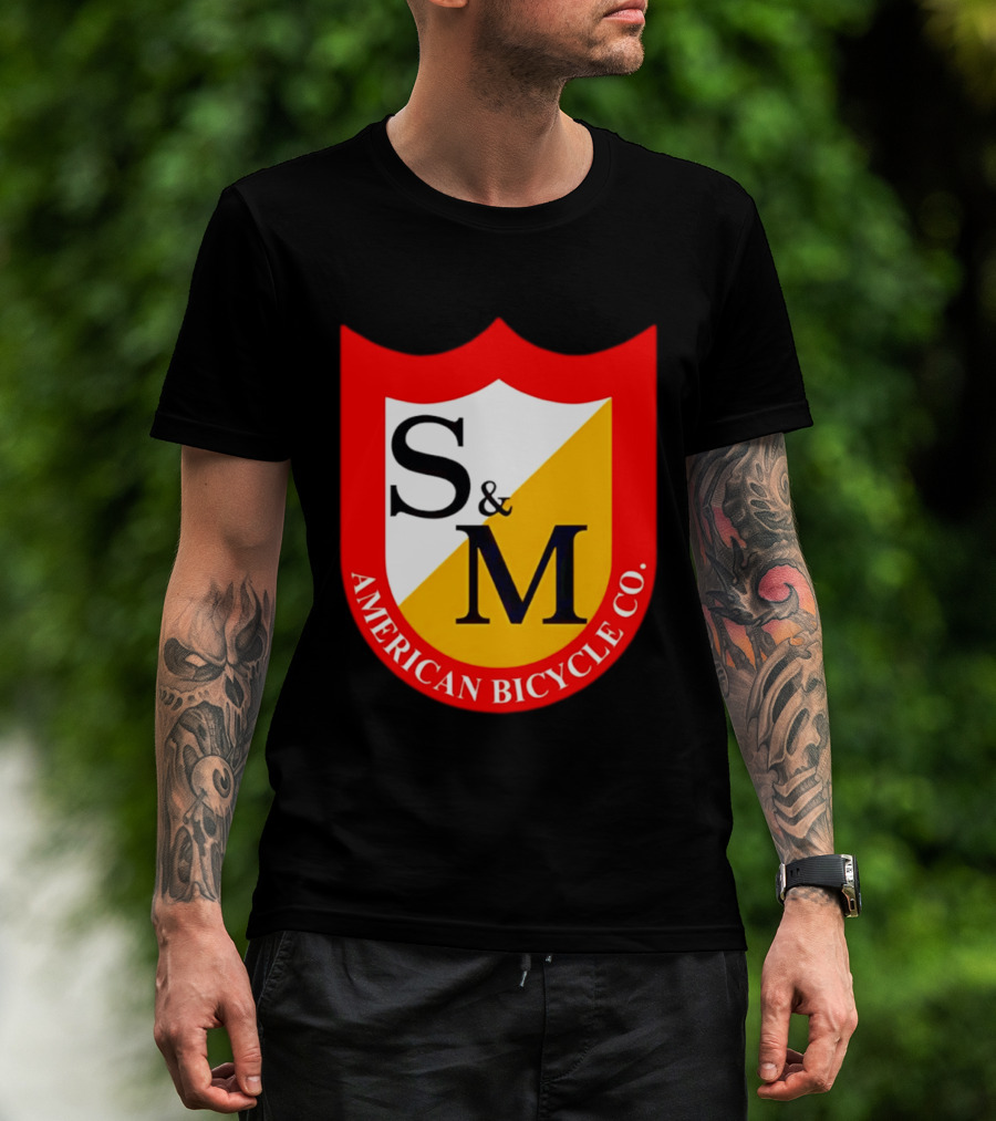 S&M American Bicycle Co Shield T-Shirt