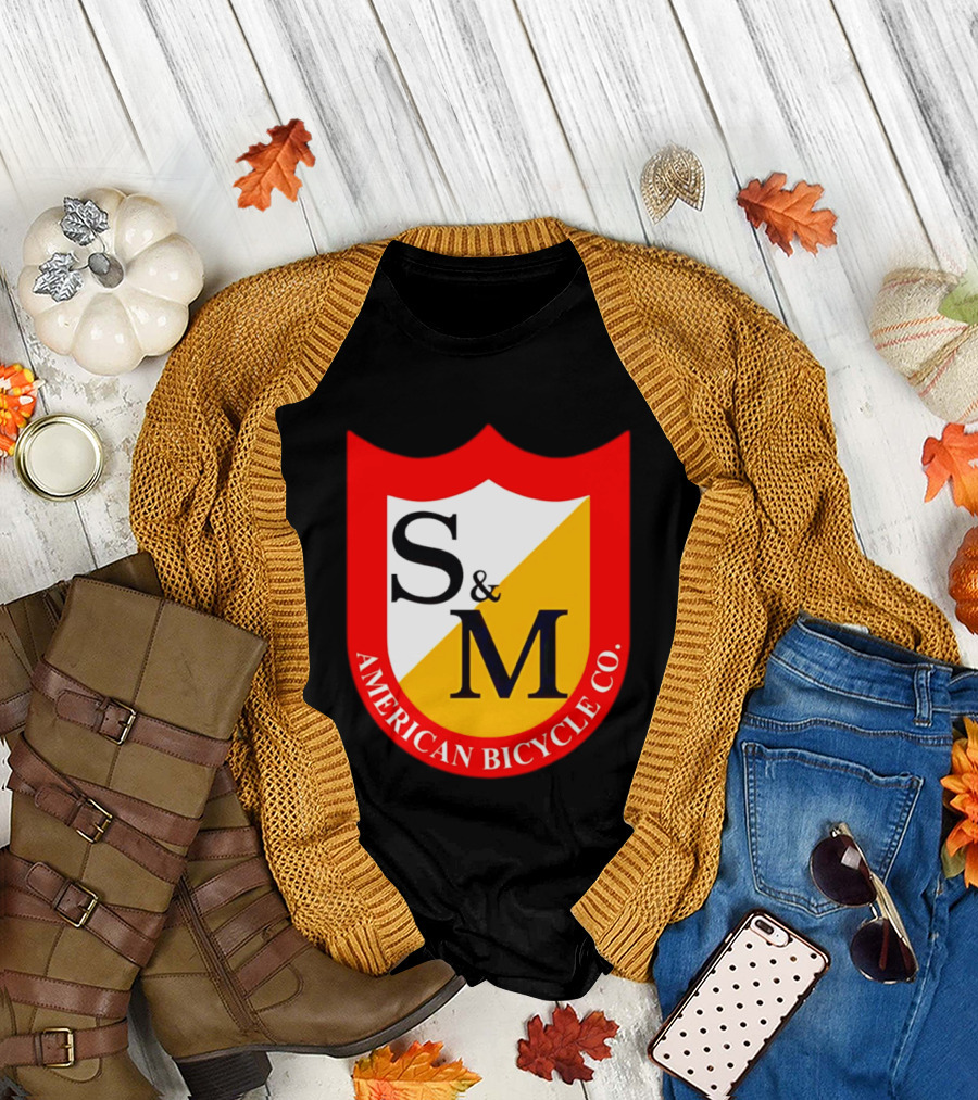 S&M American Bicycle Co Shield T-Shirt