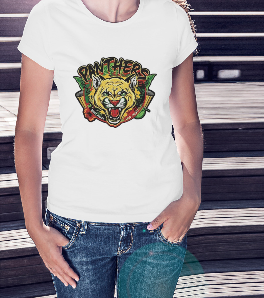 Florida Panthers 2026 Black History Night Silent Power Loud Impact T-Shirt