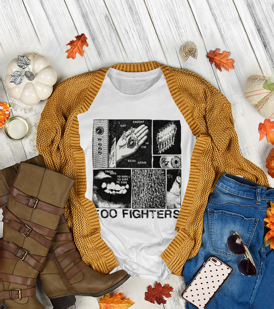 Foo Fighters I Got Caught In The Echo Again From Side To Side T-Shirt