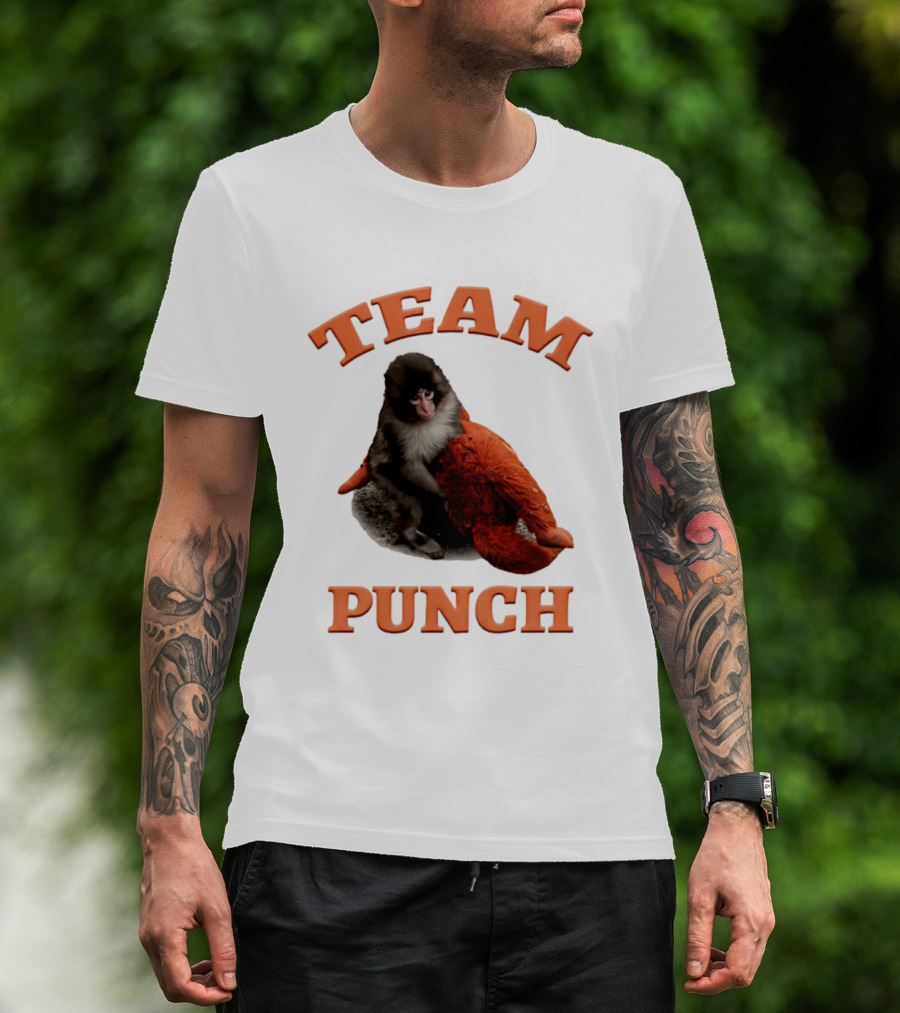 Team Punch Monkey 2026 Collage T-Shirt