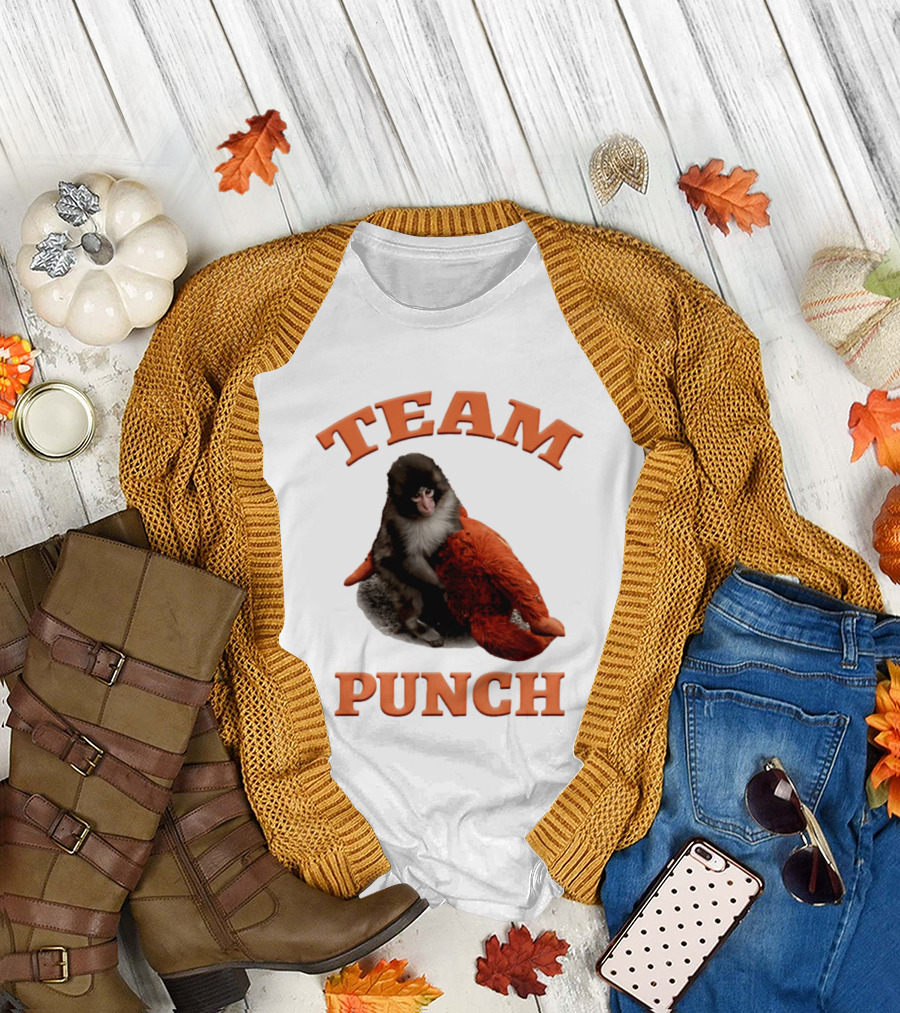 Team Punch Monkey 2026 Collage T-Shirt