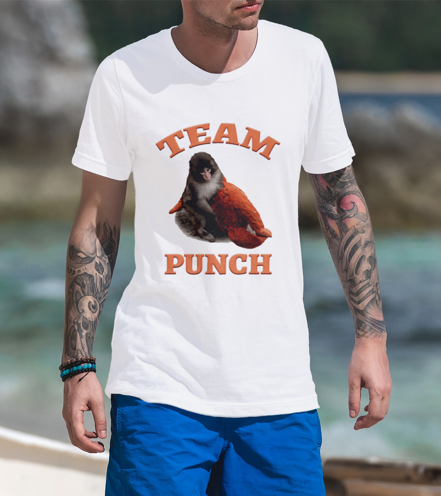 Team Punch Monkey 2026 Collage T-Shirt