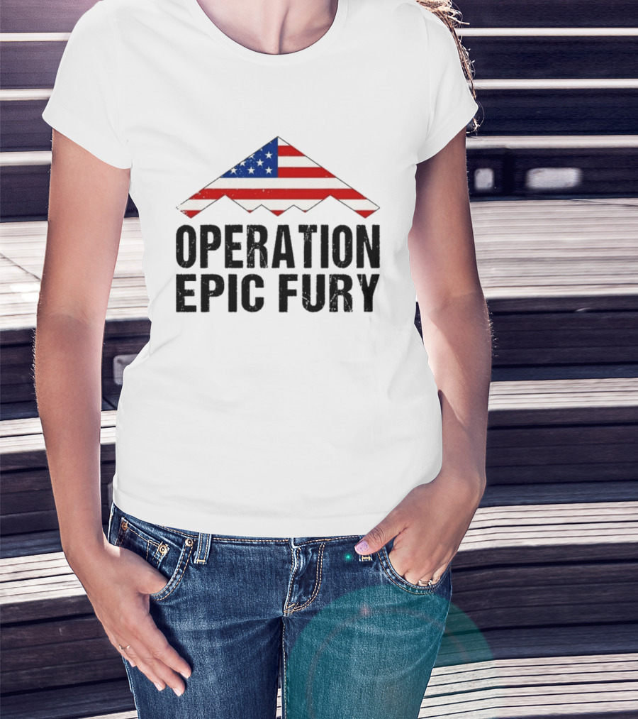 Operation Epic Fury American Flag Patriotic T-Shirt