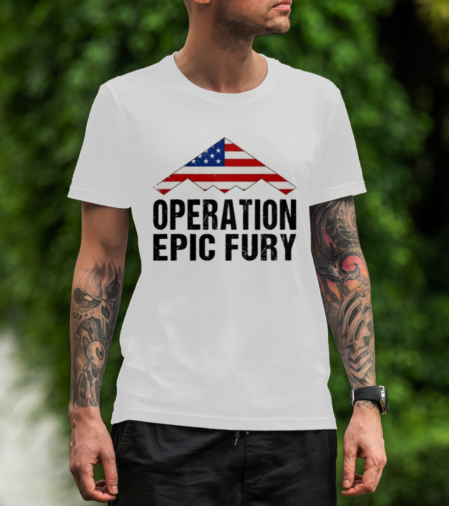 Operation Epic Fury American Flag Patriotic T-Shirt